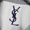 Yves Saint Laurent 1990 年代复古 Cassandra 徽标 YSL 徽标刺绣尼龙夹克 黑色