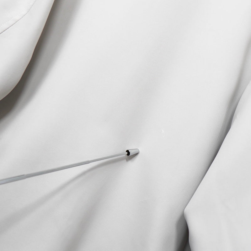 イヴ サンローラン 1990's ヴィンテージ YSLロゴ 刺繍 リバーシブル ナイロンジャケット ブルゾン オフホワイト / ブラック - NEWSED