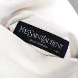 イヴ サンローラン1990's ヴィンテージ YSLロゴ 刺繍 リバーシブル ナイロンジャケット ブルゾン レッド / ホワイト - NEWSED