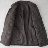 イヴ サンローラン 1990's ヴィンテージ YSLロゴ 中綿ジャケット チャコール グレージュ - NEWSED