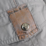 イヴ サンローラン 1990's ヴィンテージ YSLロゴ ブルゾン ホワイトグレー - NEWSED