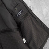 イヴ サンローラン 1990's YSLロゴ 中綿ジャケット ブルゾン スモーキーブラウン - NEWSED