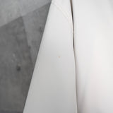 イヴ サンローラン 1990's ヴィンテージ YSLロゴ リバーシブル ブルゾン ミドルコート ホワイト / ネイビー - NEWSED