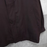 イヴ サンローラン 1990's ヴィンテージ カサンドラロゴ YSLロゴ ライナー ブルゾン ブラウン - NEWSED