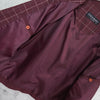 Yves Saint Laurent 1990's Vintage Cassandra Logo YSL Logo Embroidered Blouson Wine Red