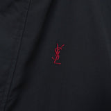 イヴサンローラン 1990's ヴィンテージ リバーシブル YSLロゴ ナイロンジャケット ブルゾン レッド / ブラック - NEWSED