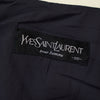 Yves Saint Laurent 1990 年代复古 YSL 徽标刺绣尼龙夹克宽松上衣海军蓝