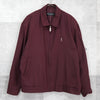 Yves Saint Laurent 1990's Vintage Cassandra Logo YSL Logo Embroidered Blouson Wine Red