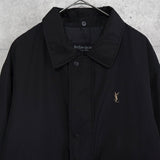 イヴ サンローラン 1990's ヴィンテージ YSLロゴ 中綿ジャケット