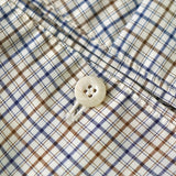 イヴ サンローラン 1990's ヴィンテージ スラックス YSLロゴ 刺繍 チェック柄 ベージュ - NEWSED