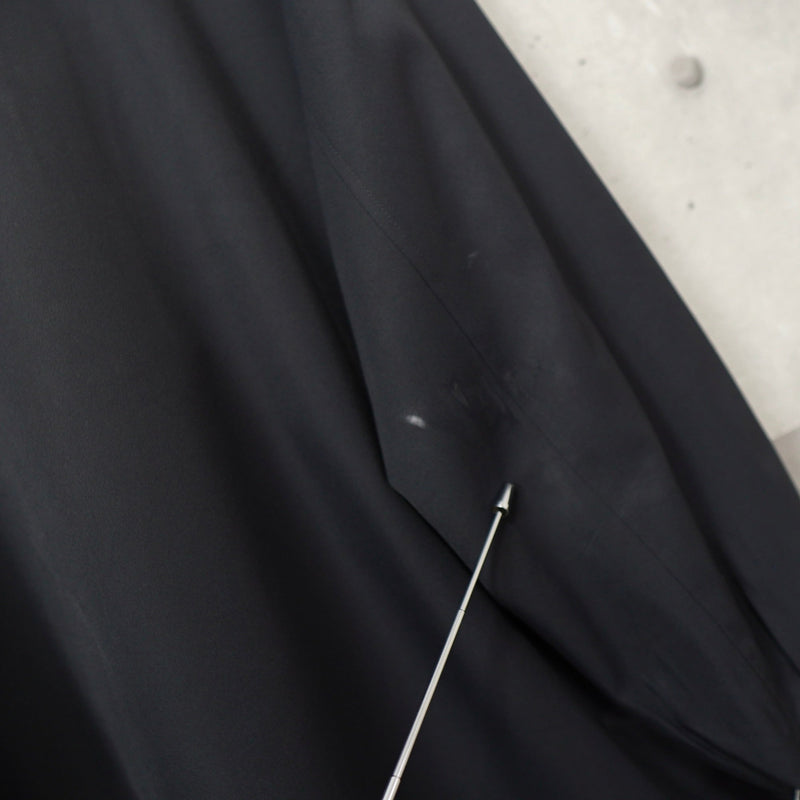 イヴ サンローラン 1990's ヴィンテージ YSLロゴ 刺繍 リバーシブル ナイロンジャケット ブルゾン オフホワイト / ブラック - NEWSED