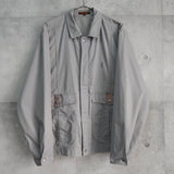 イヴ サンローラン 1990's ヴィンテージ YSLロゴ ブルゾン ホワイトグレー - NEWSED