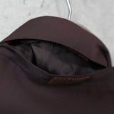 イヴ サンローラン 1990's ヴィンテージ カサンドラロゴ YSLロゴ ライナー ブルゾン ブラウン - NEWSED