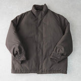 イヴ サンローラン 1990's ヴィンテージ YSLロゴ 中綿ジャケット チャコール グレージュ - NEWSED