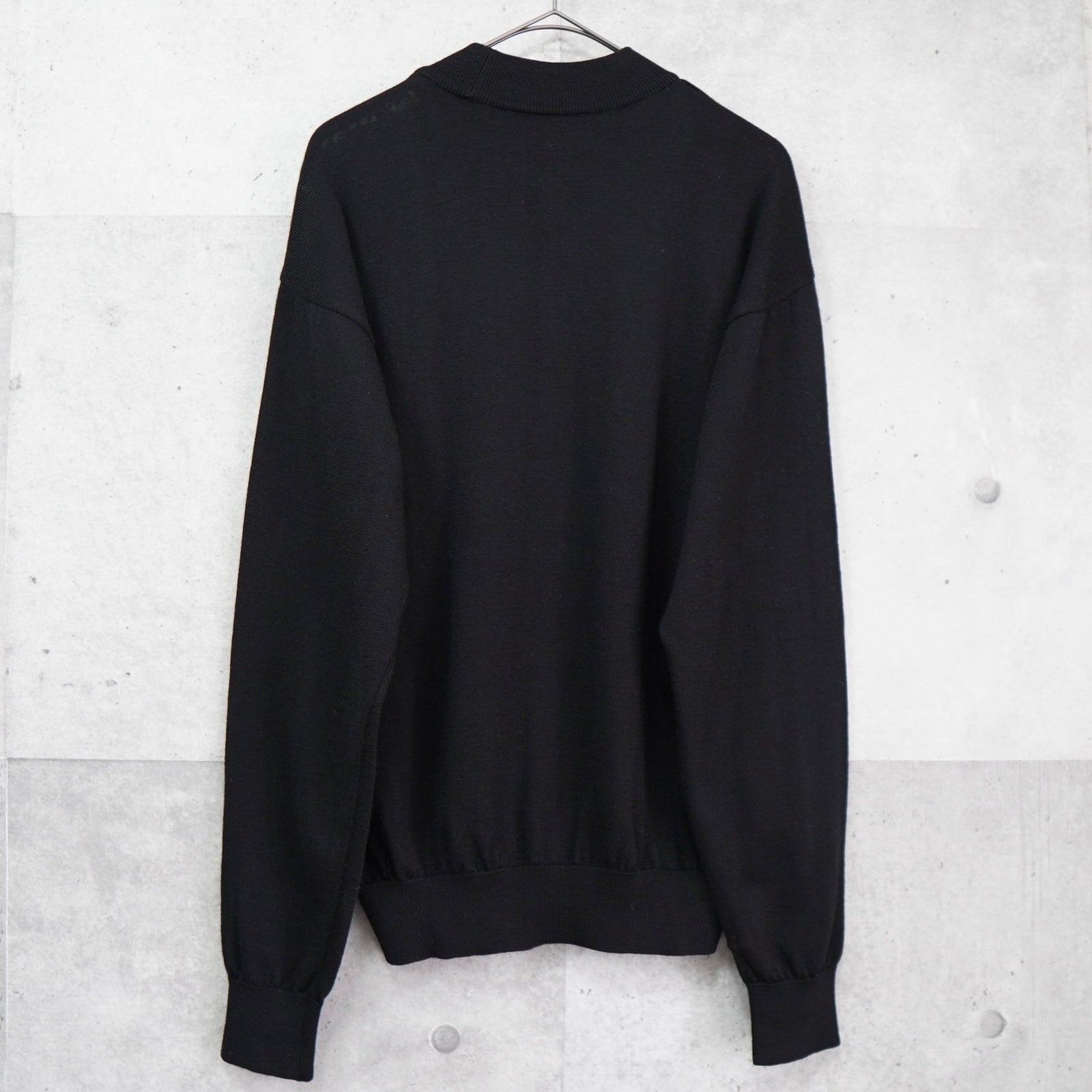 イヴ サンローラン 1990's ヴィンテージ YSLロゴ 刺繍 モックネック