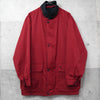 イヴサンローラン 1990's ヴィンテージ リバーシブル YSLロゴ ナイロンジャケット ブルゾン レッド / ブラック