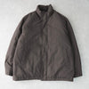 イヴ サンローラン 1990's ヴィンテージ YSLロゴ 中綿ジャケット チャコール グレージュ