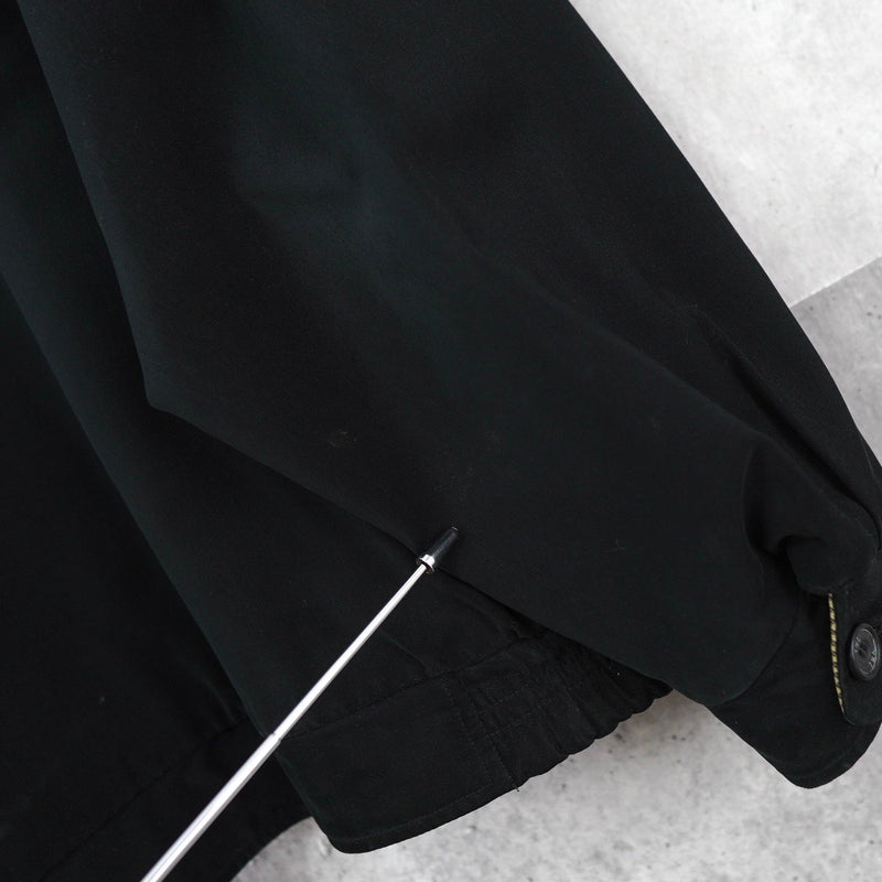 イヴ サンローラン 1990's ヴィンテージ リバーシブル YSLロゴ スエード調 ブルゾン ブラック チェック柄 - NEWSED