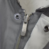 イヴ サンローラン 1990's ヴィンテージ YSLロゴ 刺繍 リバーシブル ナイロンジャケット ブルゾン カーキ / ベージュ - NEWSED