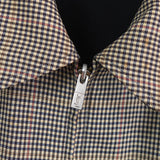 イヴ サンローラン 1990's ヴィンテージ リバーシブル YSLロゴ スエード調 ブルゾン ブラック チェック柄 - NEWSED