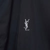 Yves Saint Laurent 1990's Vintage YSL Logo Embroidered Nylon Jacket Blouson Black