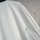 イヴ サンローラン 1990's ヴィンテージ YSLロゴ ブルゾン カバーオール コート ホワイト/ダークネイビー - NEWSED