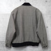 Yves Saint Laurent 1990 年代复古 Cassandra 徽标 YSL 徽标刺绣格纹夹克黑色