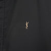Yves Saint Laurent 1990 年代复古 Cassandra 徽标 YSL 徽标刺绣尼龙夹克 黑色