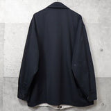 イヴ サンローラン 1990's ヴィンテージ YSLロゴ 刺繍 リバーシブル ナイロンジャケット ブルゾン オフホワイト / ブラック - NEWSED