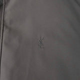 イヴ サンローラン 1990's ヴィンテージ YSLロゴ 中綿ジャケット チャコール グレージュ - NEWSED