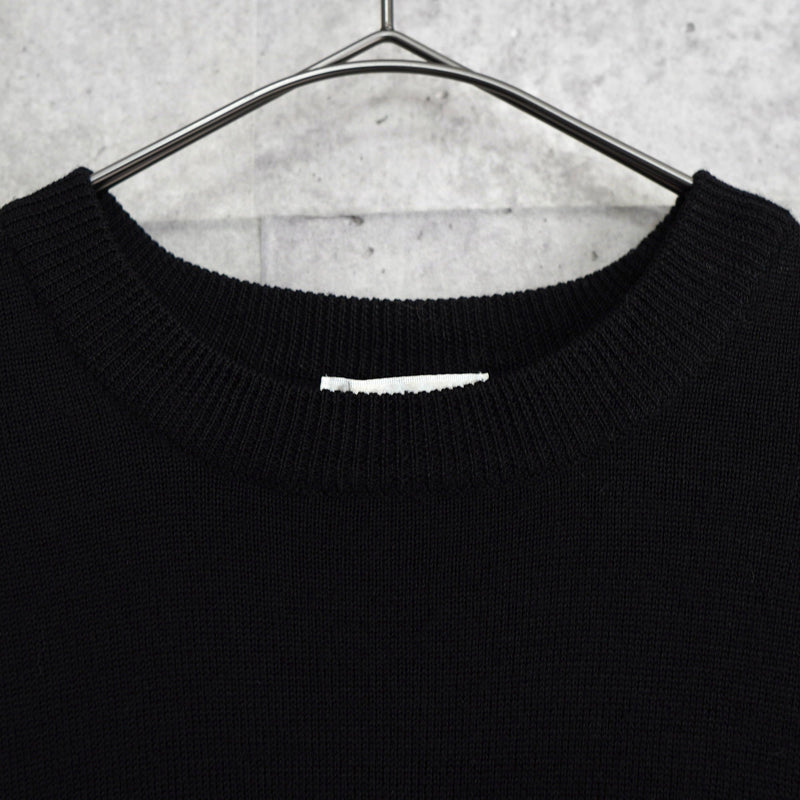 1990's イヴ・サンローラン カサンドラロゴ YSLロゴ ニット セーター M