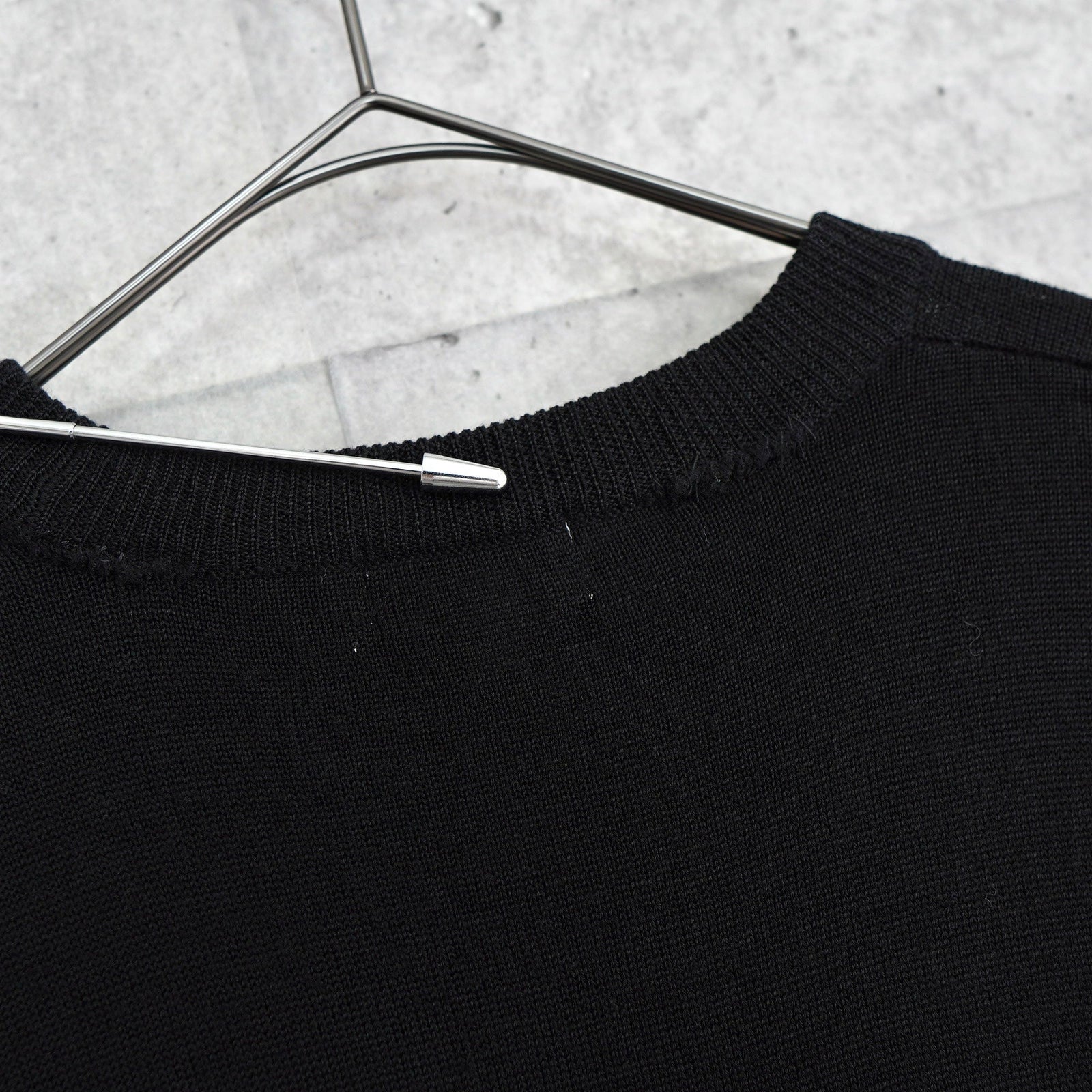 90's イヴ サンローラン カサンドラロゴ YSLロゴ ニット セーター M