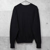 Yves Saint Laurent 1990's Vintage YSL Logo Embroidered V-neck Knit Black