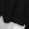 Yves Saint Laurent 1990's Vintage YSL Logo Embroidered V-neck Knit Black