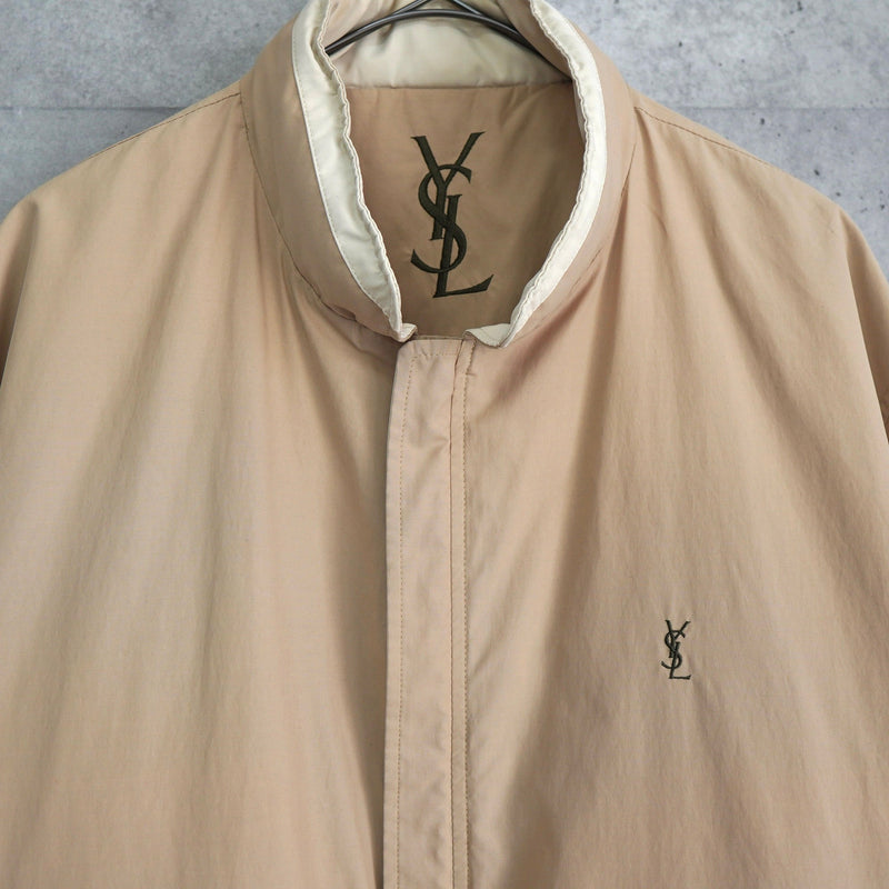 Yves Saint Laurent ベージュ ブルゾン 中古・古着通販】Saint Laurent Paris (サンローランパリ