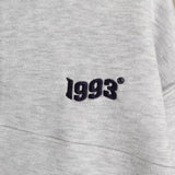 1993スタジオ ハーフジップ スウェット グレー - NEWSED