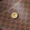 Celine 1993 Macadam PVC/皮革 Docdar's 包，棕色