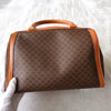 Celine 1993 Macadam PVC/皮革 Docdar's 包，棕色