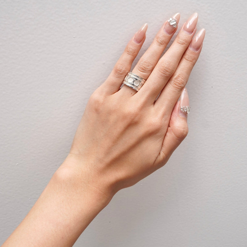 ティファニー アトラス 1995 指輪 リング シルバー925 8号 新品仕上げ - NEWSED