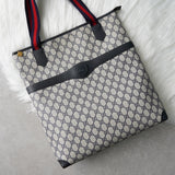 オールドグッチ シェリーライン GGスプリームトートバッグ ベージュ / ネイビー