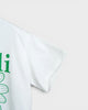 マルディ メクルディ フラワー ロゴ Tシャツ ホワイト レディース