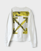 オフホワイト 19AW Acrylic Arrows Sweatshirt スウェット ホワイト M メンズ