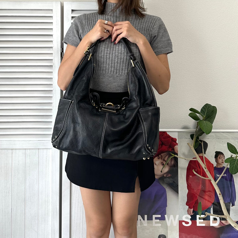 Leather One Shoulder Bag｜Made in Italy