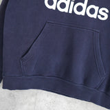 Adidas Logo Hoodie Navy