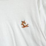 メゾン キツネ チラックスフォックス Tシャツ ホワイト