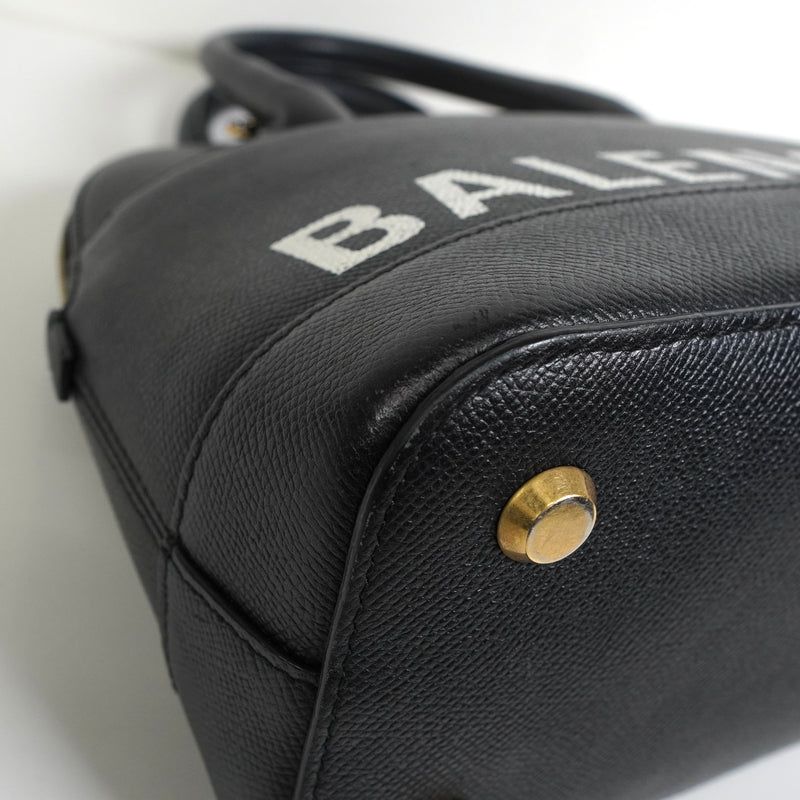 バレンシアガ ヴィル レザー 2way ハンドバッグ ショルダーバッグ ブラック