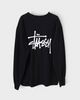 ステューシー 長袖Tシャツ ロンT ブラック XL メンズ