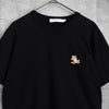 メゾン キツネ チラックスフォックス Tシャツ ブラック