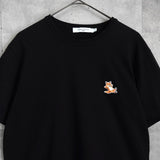 メゾン キツネ チラックスフォックス Tシャツ ブラック