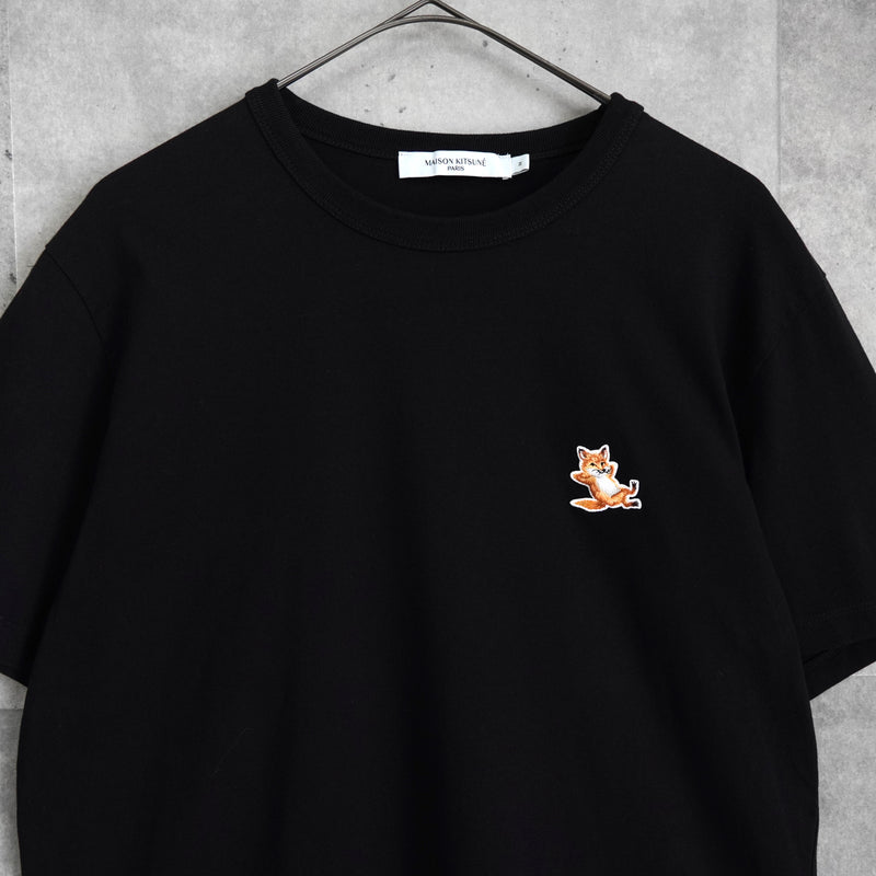 メゾン キツネ チラックスフォックス Tシャツ ブラック